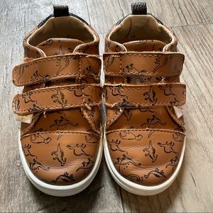 Little Love Bug Company Dinosaur Velcro Tennis Shoes - 7